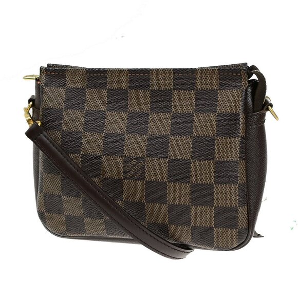 LOUIS VUITTON Trousse Makeup Pouch Shoulder Bag Damier Leather BN - Picture 1 of 14